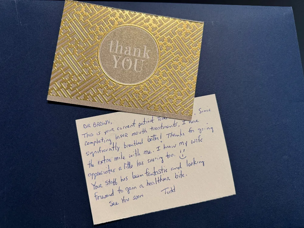 Patient thank you letter