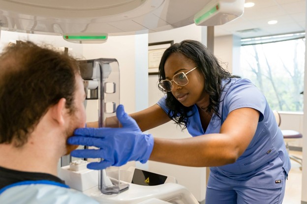 Precision diagnostics for TMJ pain and sleep apnea in Falls Church, VA, near Washington, DC.